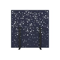 SUONO Trennwand L 180x180x2.4cm 1311.L24.4701 STAND, blau