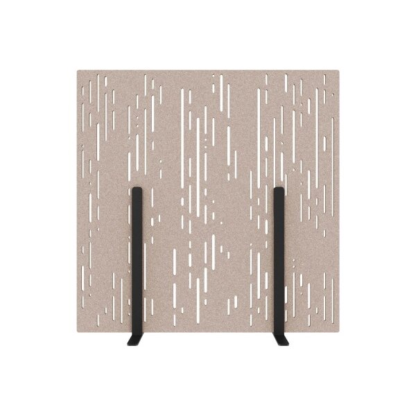 SUONO Trennwand L 180x180x2.4cm 1311.L24.4402 STAND, braun
