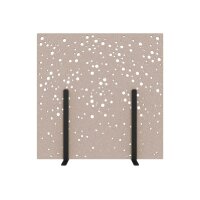 SUONO Trennwand L 180x180x2.4cm 1311.L24.4401 STAND, braun