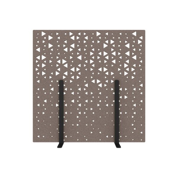 SUONO Trennwand L 180x180x2.4cm 1311.L24.3903 STAND, braun