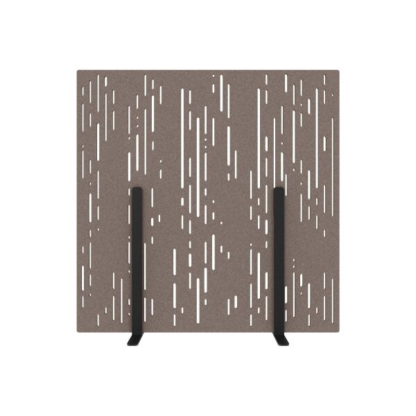 SUONO Trennwand L 180x180x2.4cm 1311.L24.3902 STAND, braun