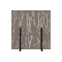SUONO Trennwand L 180x180x2.4cm 1311.L24.3902 STAND, braun