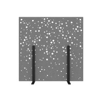 SUONO Trennwand L 180x180x2.4cm 1311.L24.3801 STAND, grau