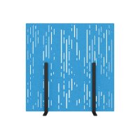 SUONO Trennwand L 180x180x2.4cm 1311.L24.3702 STAND, blau