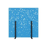 SUONO Trennwand L 180x180x2.4cm 1311.L24.3701 STAND, blau