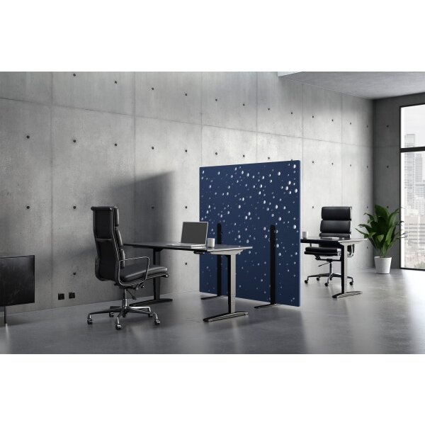 SUONO Cloison L 180x180x2.4cm 1311.L24.2601 STAND, noir
