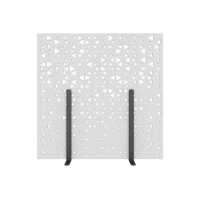 SUONO Trennwand L 180x180x2.4cm 1311.L24.0403 STAND, weiss