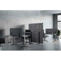SUONO Trennwand L 180x180x2.4cm 1311.L24.0403 STAND, weiss