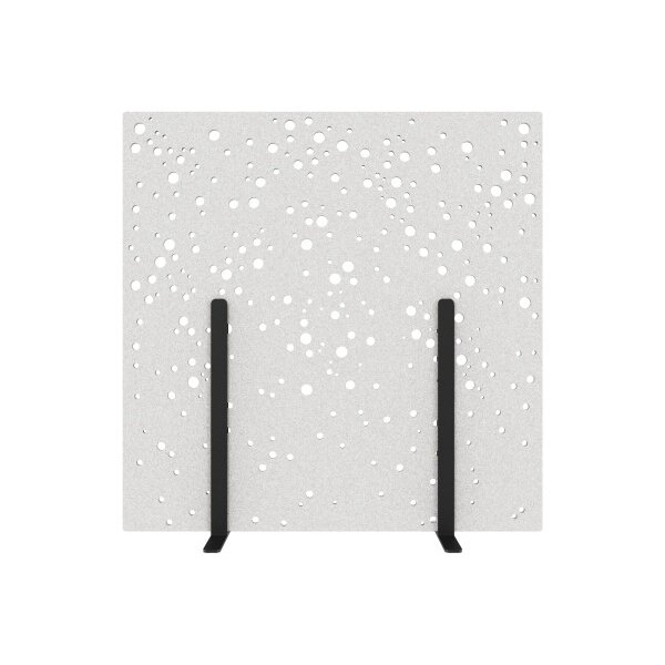 SUONO Trennwand L 180x180x2.4cm 1311.L24.0401 STAND, weiss