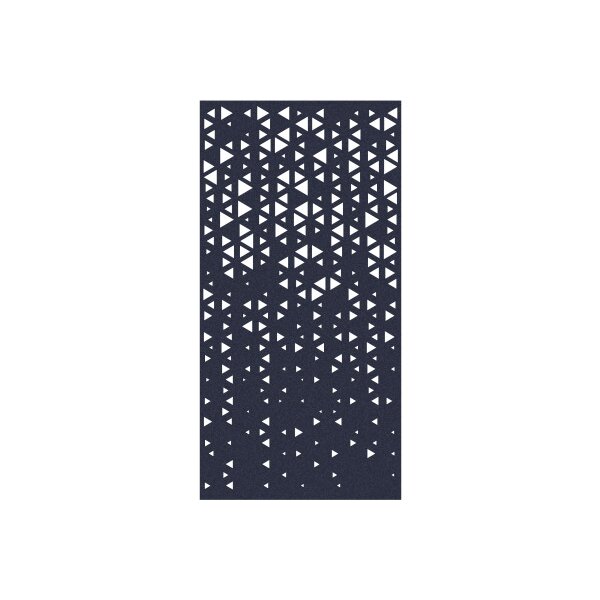 SUONO Trennwand XL 120x240x1.2cm 1211.X12.4703 CURTAIN, TRIANGLE, blau 2 Stk.