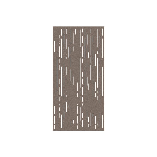 SUONO Trennwand XL 120x240x1.2cm 1211.X12.3902 CURTAIN, LINES, braun 2 Stk.