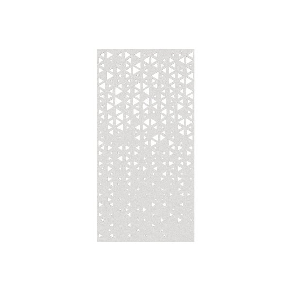 SUONO Cloison XL 120x240x1.2cm 1211.X12.0403 CURTAIN, TRIANGLE, blan 2 pcs.