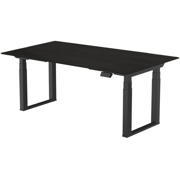 CONTINI Table de bureau 180x80cm 112186 noir/noir, ET223Q