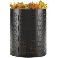 Bradas Kompostbehälter, 1.100 Liter, aus HDPE, schwarz