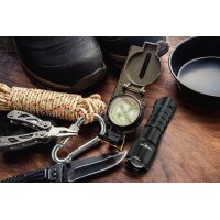 ANSMANN Lampe de poche LED rechargeable Survival TS450RF