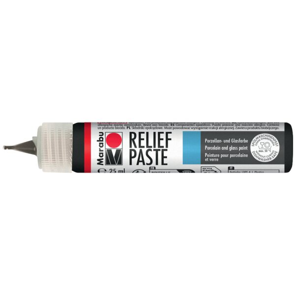 Marabu Reliefpaste, Liner, 25 ml, 782 metallic-silber