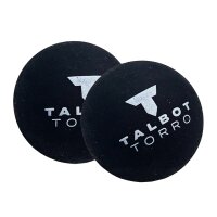 TALBOT torro Squashball, schwarz gelb, extra langsam, 2er