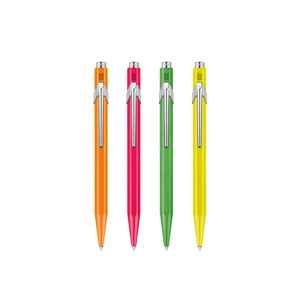 CARAN DACHE Stylo-bille 849 Fluo Line 849.218 assorti 20 pièces