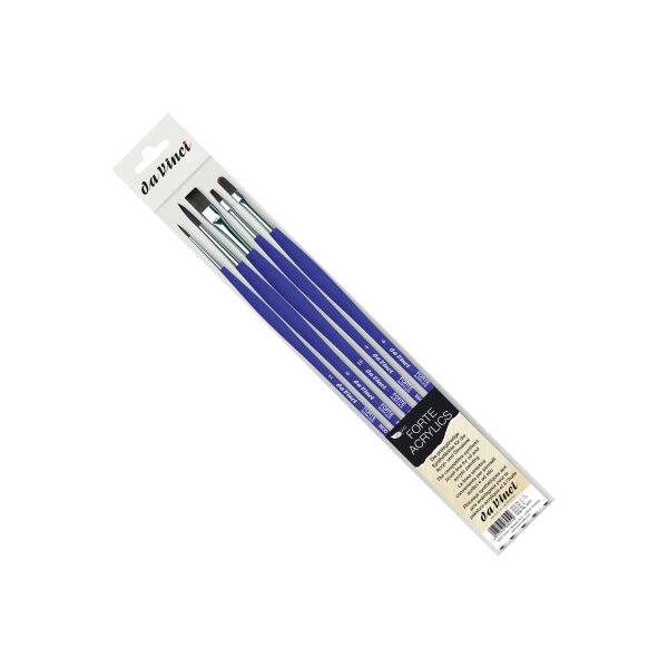 DA VINCI Pinceaux &eacute;cole ForteAcrylics VA-5273_0 Taille ass., Synth&eacute;tique 5 pcs