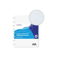 ADOC Ringbuch Ocean Waste A5 3055.211 weiss, kariert 72...