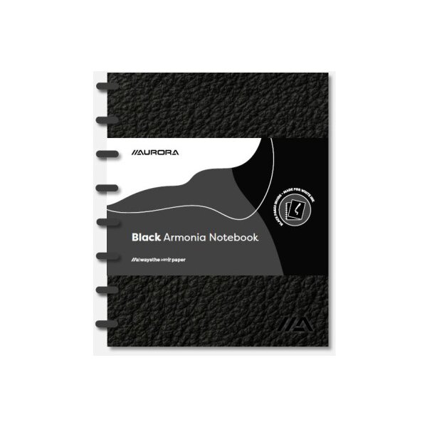ADOC Ringbuch Armonia A5 3000.001 schwarz, blanko 40 Blatt