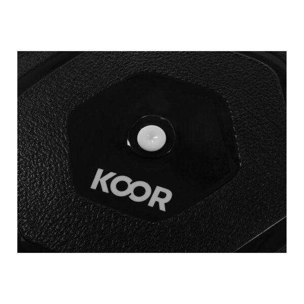 KOOR ballon de gymnastique 75cm F00922 noir