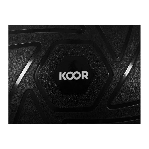 KOOR ballon de gymnastique 75cm F00922 noir