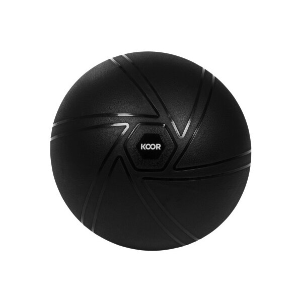 KOOR ballon de gymnastique 55cm F00918 noir