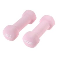 KOOR Ens. dhaltères 0.5kg F00910 rose 2 pièce