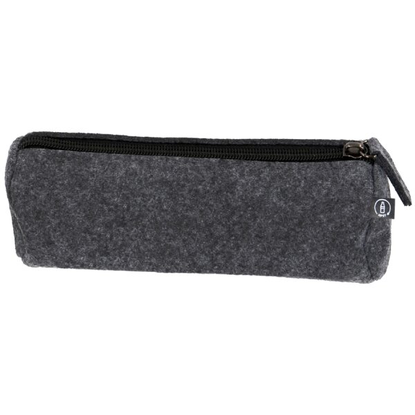 STOP Trousse, feutre RPET, gris foncé