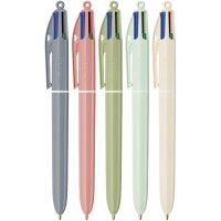 BIC Druckkugelschreiber 4 Colours Mineral Tones, Display