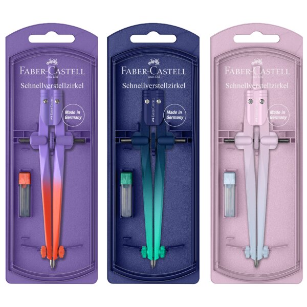 FABER-CASTELL Schnellverstellzirkel STREAM Flow Edition