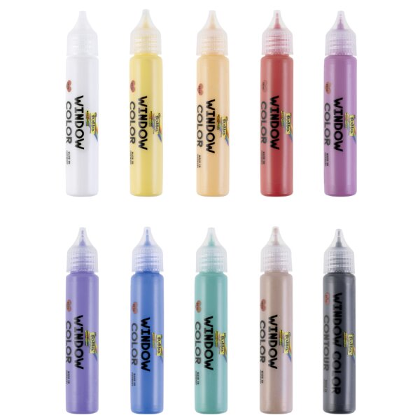 folia Kit Window Color BASIC SMALL, 10 x 30 ml
