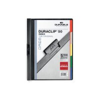 DURABLE Klemmhefter Duraclip Index A4 223401 schwarz