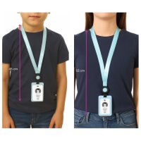 AVERY Ausweishalter mit Lanyard, pastellgrün