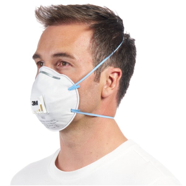 3M Masque respiratoire Cool Flow 8822, FFP2, lot de 10