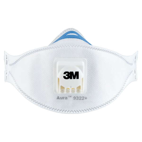 3M Masque Aura Comfort Cool Flow 9322+, FFP2, lot de 2