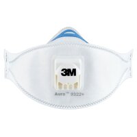 3M Masque Aura Comfort Cool Flow 9322+, FFP2, lot de 2