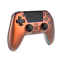 DELTACO Wireless Controller PS5 GAM-199-ORANGECOPPER with charging dock, Orange