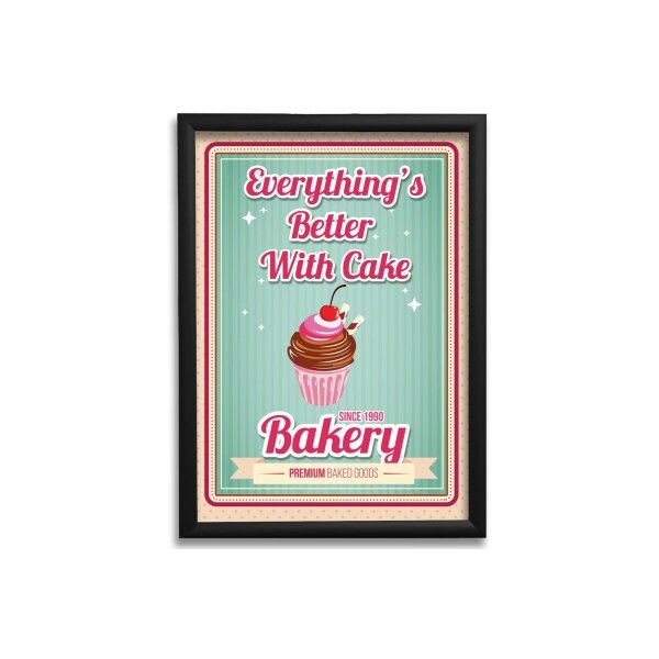 DEFLECTO Klapprahmen A1 SFA1B schwarz 65.1x89cm