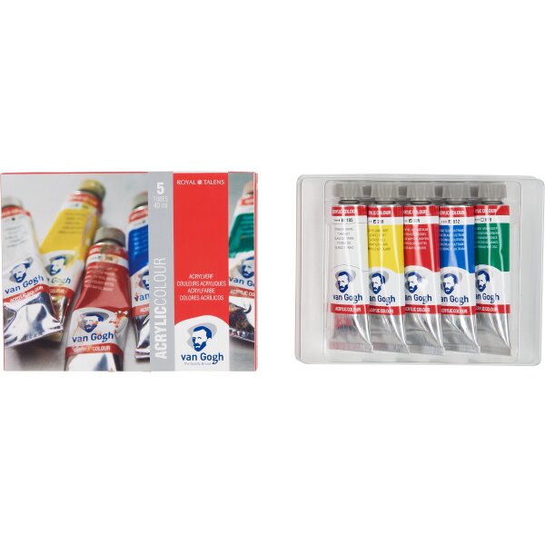 VAN GOGH Acrylfarbe 5x40ml 22820511 Starter