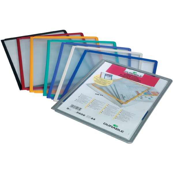 DURABLE Plaque pochette SHERPA, format A4, cadre: vert