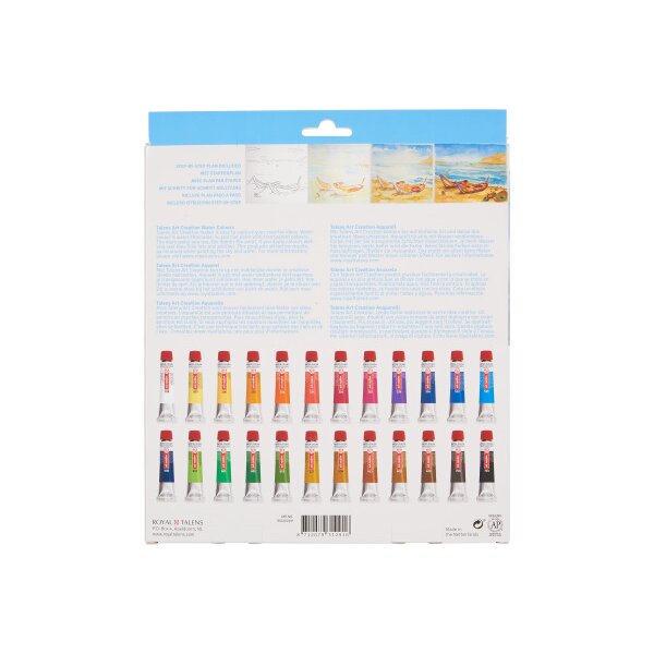 TALENS Aquarell-Set 24x12ml 9022024M