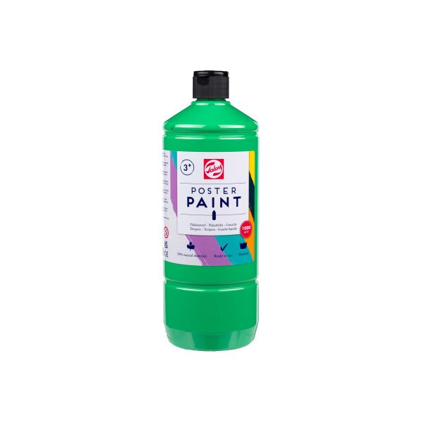 TALENS Plakatfarbe 1000ml 36716011 hellgrün