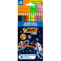 BIC KIDS Buntstifte Cosmo, sechseckig, 12er Kartonetui