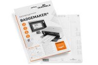 DURABLE Etiketten Badgemaker 1451 02 weiss, 30x60mm 20Bl....