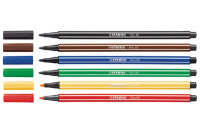 STABILO Stylo Fibre Pen 68 1mm 6806/PL 6 couleurs