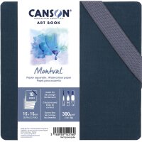 CANSON Skizzenbuch ART BOOK Montval Akkordeon, 150 x 150 mm