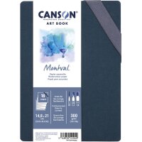 CANSON Skizzenbuch ART BOOK Montval Akkordeon, 150 x 150 mm