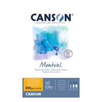 CANSON Bloc de papier aquarelle Montval, A6, 50 feuilles